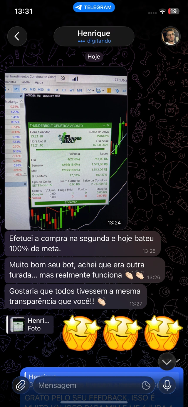 Relato compartilhado por cliente Thunderbolt 3